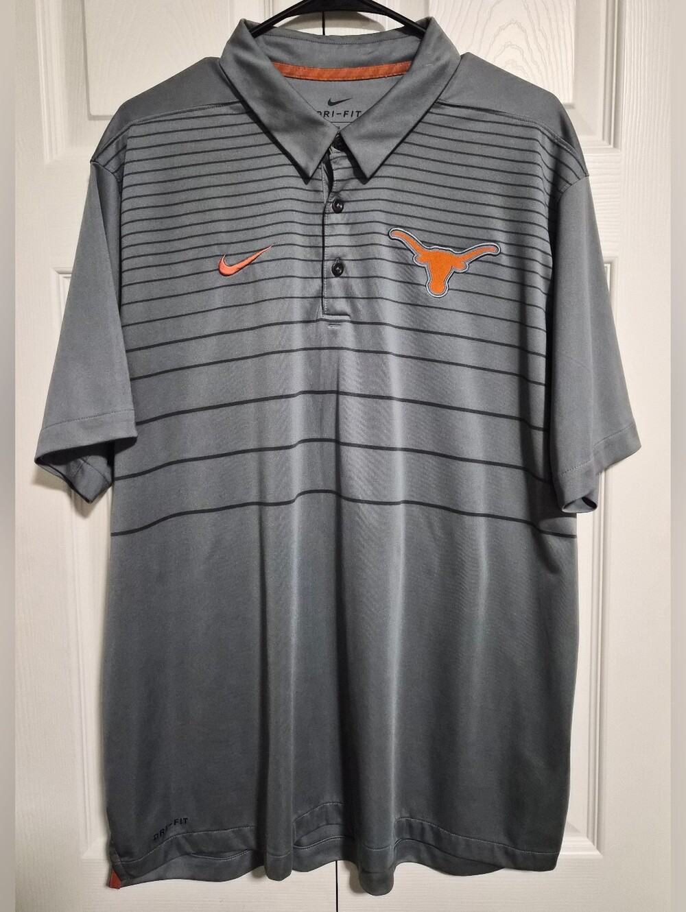 Men's Nike Dri-fit Texas Longhorn Polo Sz. XL